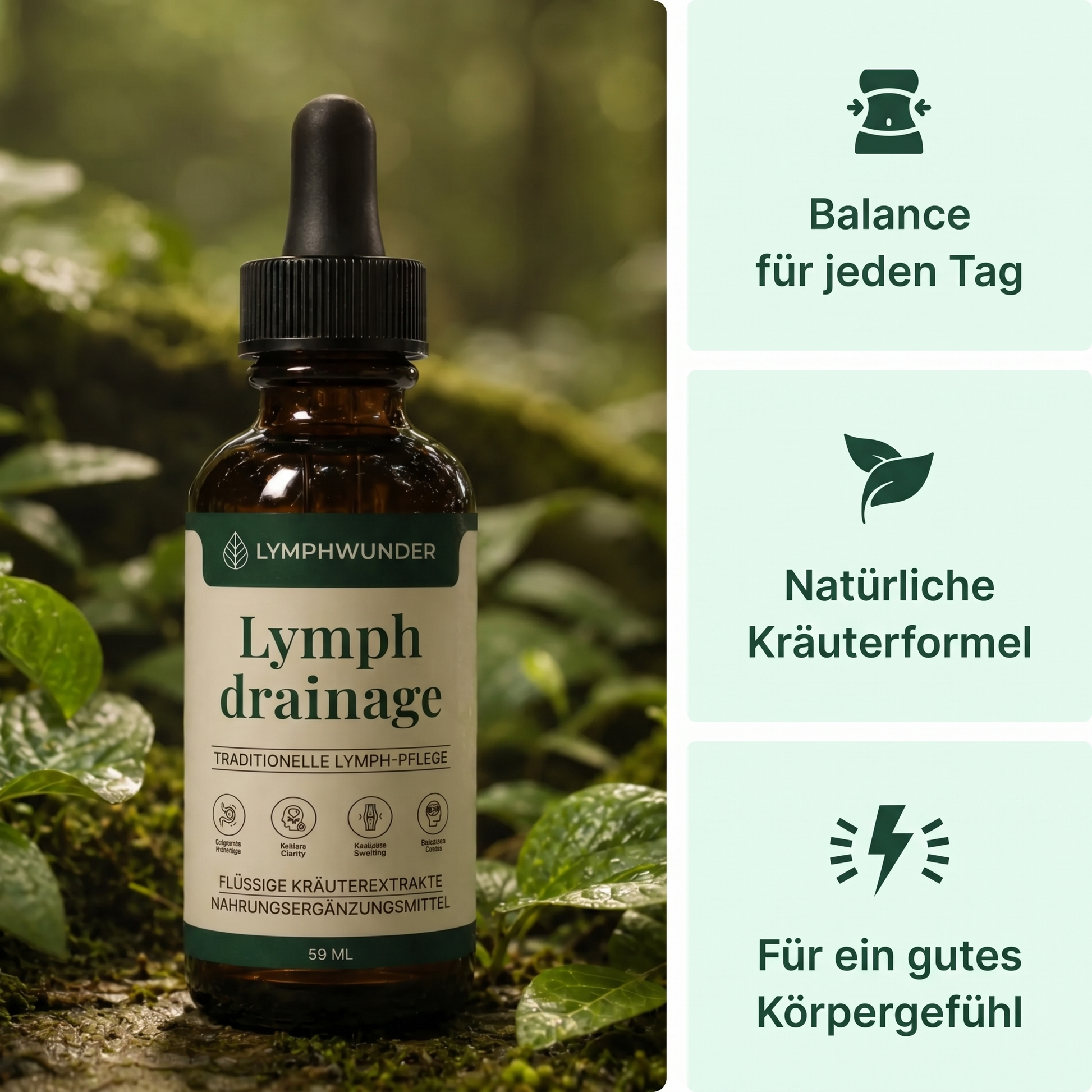 Natürliche Kräuterformel
